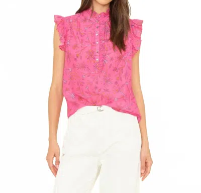 Xirena Brenna Top In Fuchsia Melon In Pink
