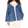 Xirena Burton Jacket In Dark Star In Blue