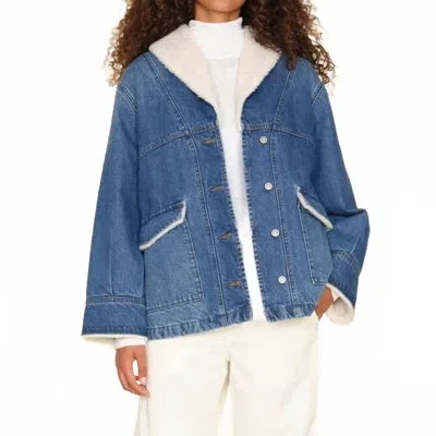Xirena Burton Jacket In Dark Star In Blue