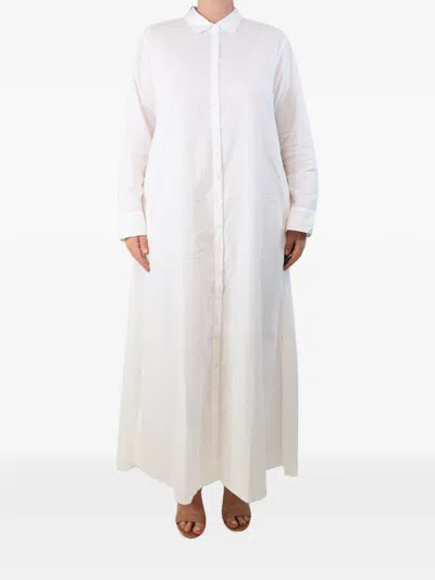 Pre-owned Xirena Button-up Shirt Dress In White
