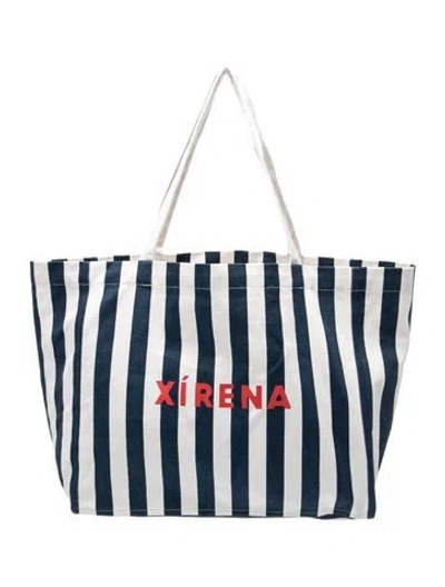 Pre-owned Xirena Canvas Tote In Blue