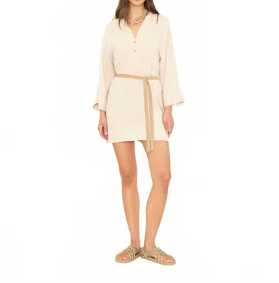 Xirena Carlotta Mini Dress In Silver Slate In Neutral