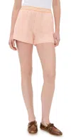 Xirena Carlyn Shorts Tangerine In Tangerine