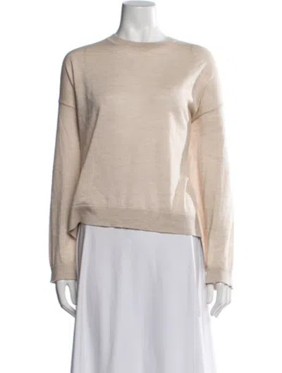 Pre-owned Xirena Cashmere Crew Neck Sweater In Neutrals
