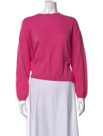 Pre-owned Xirena Cashmere Crew Neck Sweater In Pink