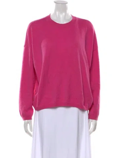 Pre-owned Xirena Cashmere Crew Neck Sweater In Pink