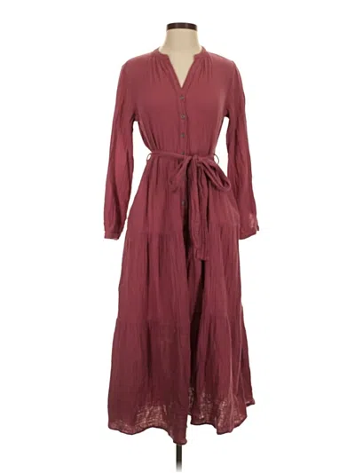 Pre-owned Xirena Casual Dress In Burgundy