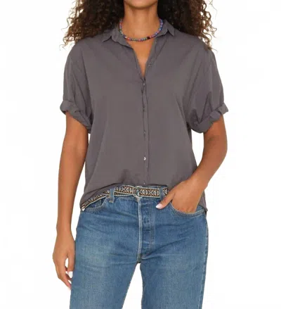 Xirena Channing Button Up Shirt In Ash In Blue