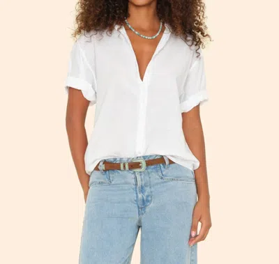 Xirena Channing Button Up Shirt In White