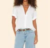 Xirena Channing Button Up Shirt In White In White
