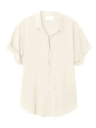 Xirena Channing Short-sleeve Shirt In Neutral