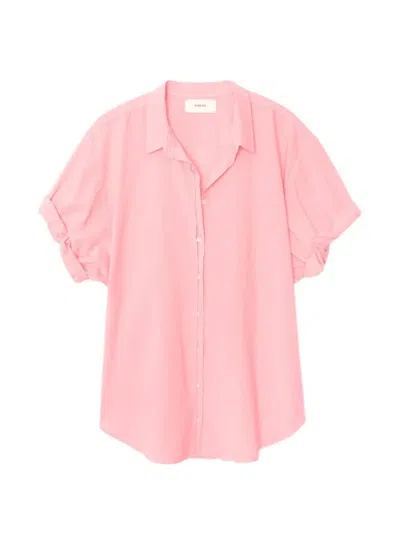 Xirena Channing Short-sleeve Shirt In Pink