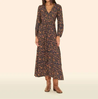 Xirena Charly Midi Dress In Golden Rod In Brown