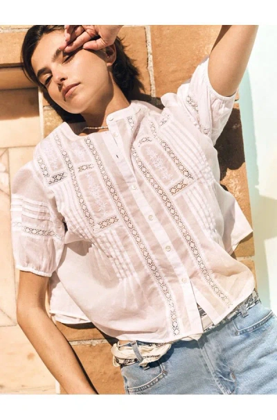 Xirena Claudia Shirt In White