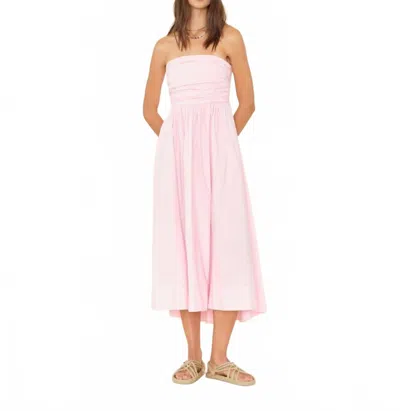 Xirena Clea Midi Dress In Gloss Pink