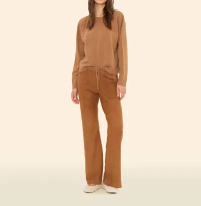 Xirena Clyde Suede Pants In Mustang In Brown