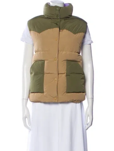 Pre-owned Xirena Colorblock Pattern Vest In Multi