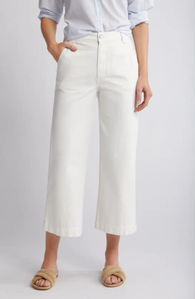 Xirena Corbin Cotton Wide Leg Pants In White