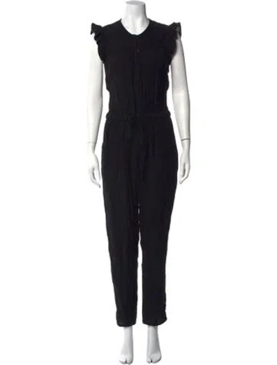 Pre-owned Xirena Crew Neck Jumpsuit In Black
