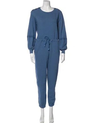 Pre-owned Xirena Crew Neck Jumpsuit In Blue