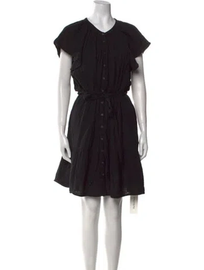 Pre-owned Xirena Crew Neck Knee-length Dress In Black