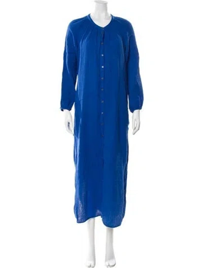 Pre-owned Xirena Crew Neck Knee-length Dress In Blue