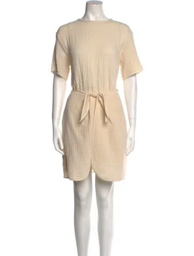 Pre-owned Xirena Crew Neck Knee-length Dress W/ Tags In Neutral