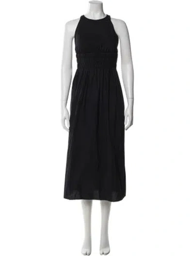 Pre-owned Xirena Crew Neck Long Dress In Gray