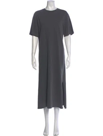 Pre-owned Xirena Crew Neck Long Dress In Gray