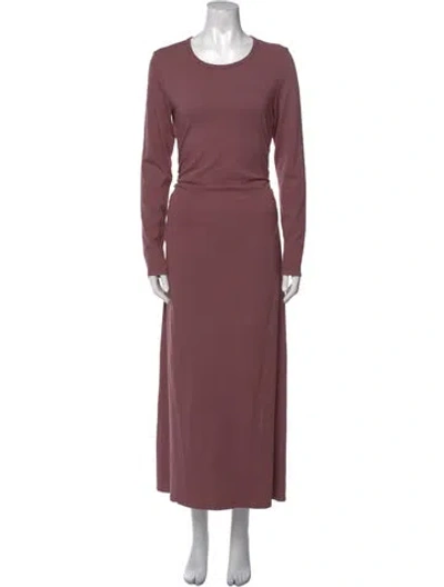 Pre-owned Xirena Crew Neck Long Dress In Pink
