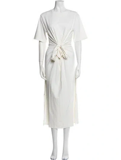 Pre-owned Xirena Crew Neck Long Dress W/ Tags In White