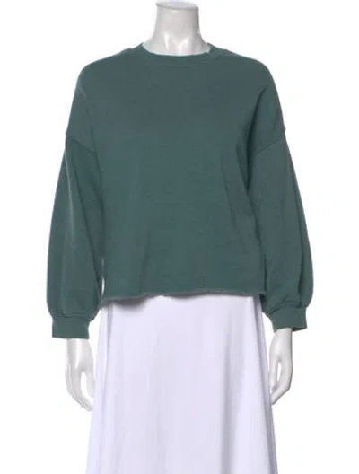 Pre-owned Xirena Crew Neck Long Sleeve Sweatshirt In Green