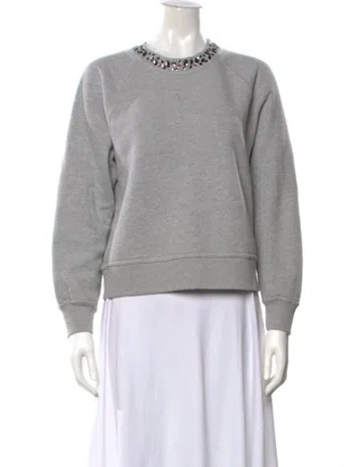Pre-owned Xirena Crew Neck Long Sleeve Sweatshirt In Grey