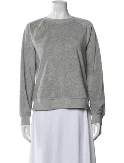 Pre-owned Xirena Crew Neck Long Sleeve Sweatshirt In Grey
