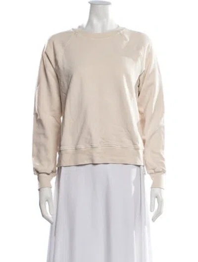 Pre-owned Xirena Crew Neck Long Sleeve Sweatshirt In Neutrals