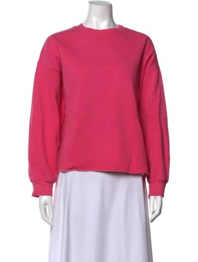 Pre-owned Xirena Crew Neck Long Sleeve Sweatshirt In Pink