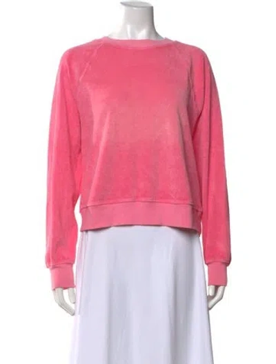 Pre-owned Xirena Crew Neck Long Sleeve Sweatshirt W/ Tags In Pink