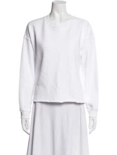 Pre-owned Xirena Crew Neck Long Sleeve Sweatshirt W/ Tags In White