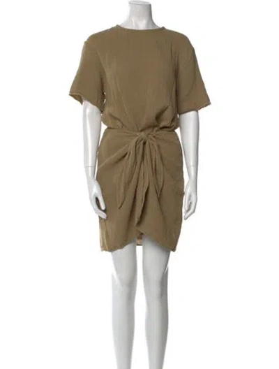 Pre-owned Xirena Crew Neck Mini Dress W/ Tags In Neutral