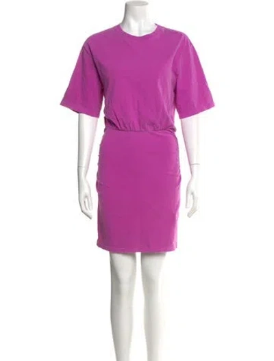 Pre-owned Xirena Crew Neck Mini Dress W/ Tags In Purple