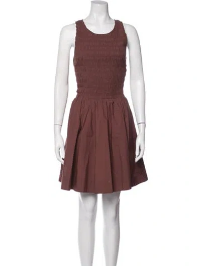 Pre-owned Xirena Crew Neck Mini Dress W/ Tags In Red