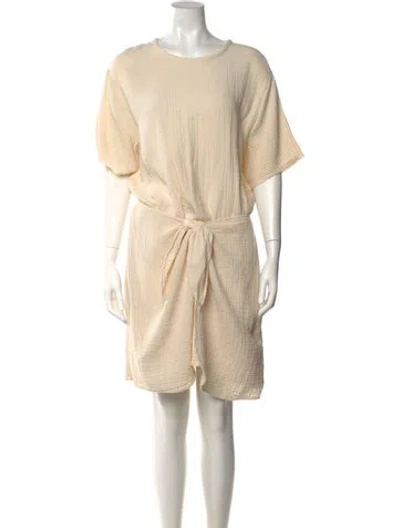 Pre-owned Xirena Crew Neck Mini Dress W/ Tags In White