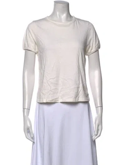 Pre-owned Xirena Crew Neck Short Sleeve T-shirt In White