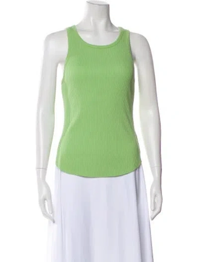 Pre-owned Xirena Crew Neck Sleeveless Top In Green