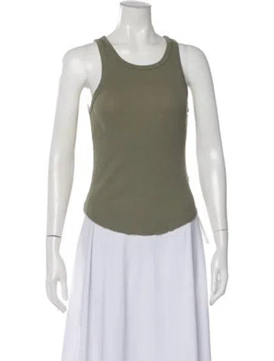 Pre-owned Xirena Crew Neck Sleeveless Top In Green