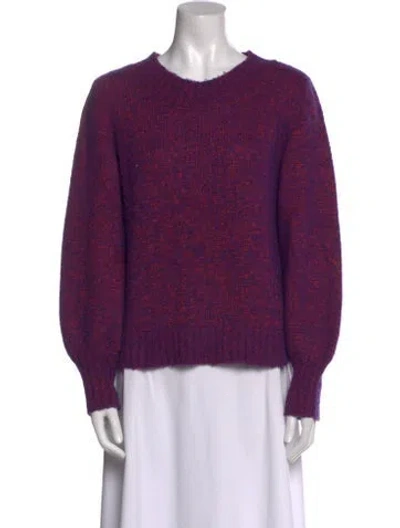 Pre-owned Xirena Crew Neck Sweater In Purple