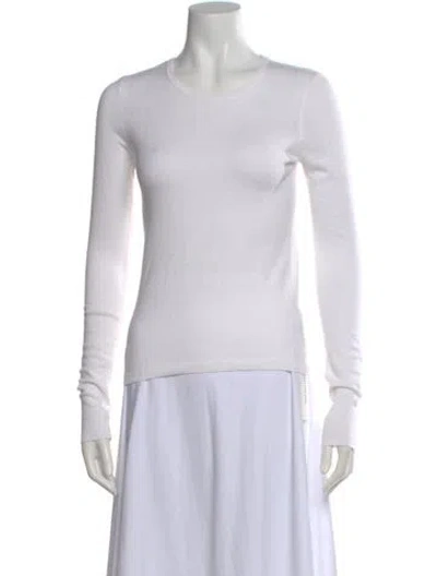 Pre-owned Xirena Crew Neck Sweater In White