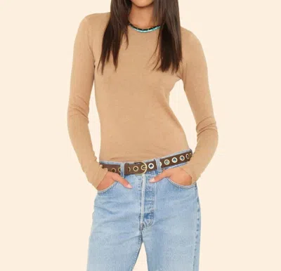 Xirena Crewe Knit Sweater In Raffia In Neutral
