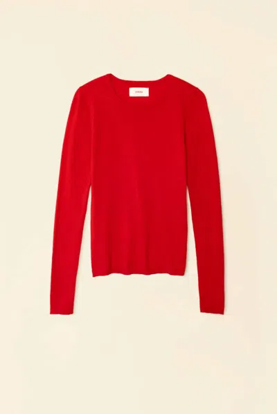 Xirena Crewe Sweater In Bright Flame In Multi