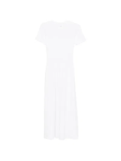Xirena Crew-neck Midi Dress In White
